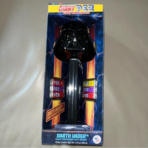 2014 GIANT 12” PEZ DARTH VADER STAR WARS WITH SOUND Candy Roll Dispenser #001803 - Picture 16 of 16